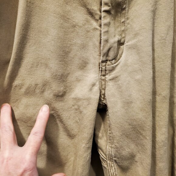 DuluthFlex Fire Hose Canvas Cargo Pants - Rugged Workwear Khaki - Picture 8 of 9